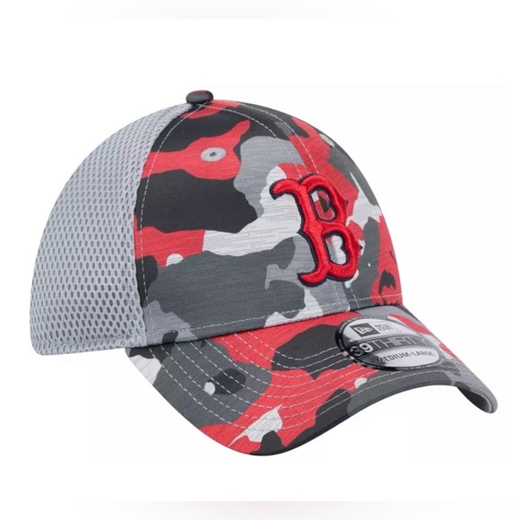 New Era Boston Red Sox 39Thirty Active Stretch Fit Camo Hat - Picture 3 of 7